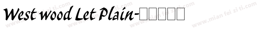 West wood Let Plain字体转换
